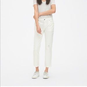 Gap best girlfriend white jean